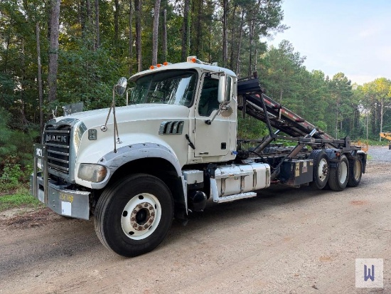 2019 MACK GR64F TRI-AXLE ROLLOFF TRUCK, VIN # 1M2GR2GC9KM005270