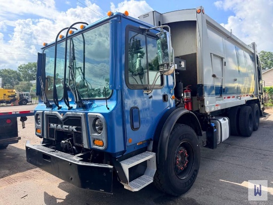 2012 MACK MRU613 REAR LOAD GARBAGE TRUCK, VIN # 1M2AV02C4CM009242