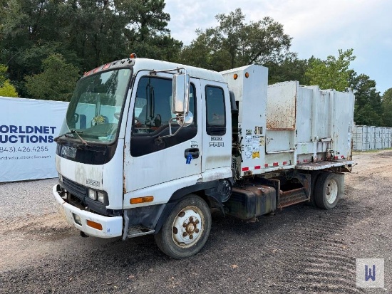 2001 ISUZU FRR COMPACT TRASH TRUCK, VIN # JALF5C13717701468