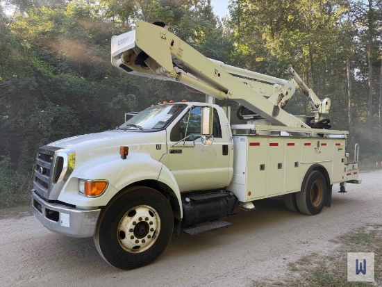 2015 Ford F-750xl Super Duty Bucket Truck, Vin # 3frxf7fe2fv653327
