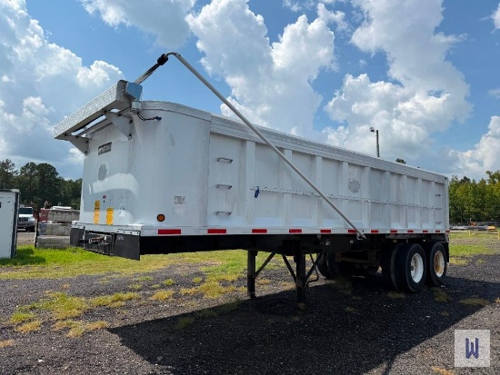 2005 MONTONE 28x8 END DUMP TRAILER, VIN-1M9SD28245S567299