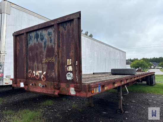 48x96 FLAT BED TRAILER, VIN-1D9A43A26L1052056 **NO TITLE,INVOICE ONLY**
