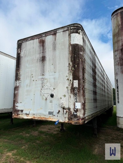 1996 DORSEY 53x102 VAN TRAILER, VIN-1DTV11521TA262087