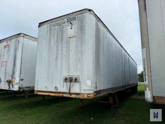 1995 TRAILMOBILE 53x102 VAN TRAILER, VIN-1PT01JAH3S6003627