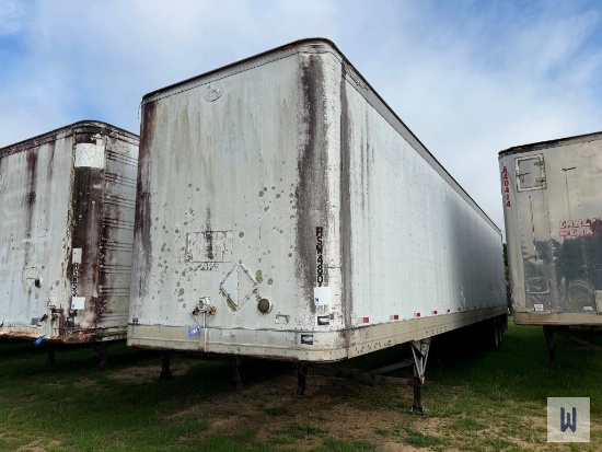 1989 GREAT DANE 48x102 VAN TRAILER, VIN-1GRAA9620KS005337
