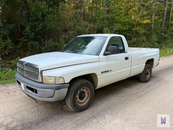 1999 DODGE RAM 1500 PICKUP TRUCK, VIN # 1B7HC16X7XS310276