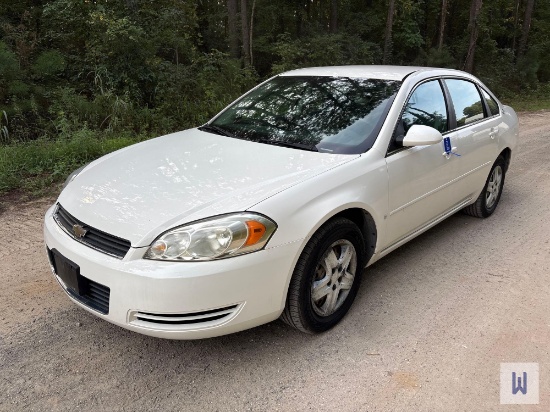 2008 CHEVROLET IMPALA PASSENGER CAR, VIN #: 2G1WB58K289286614