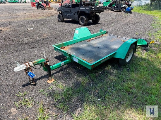 2012 VERMEER 8'x4' SINGLE AXLE TILT TOP TRAILER, VIN # 1VRZ1110XC1001857