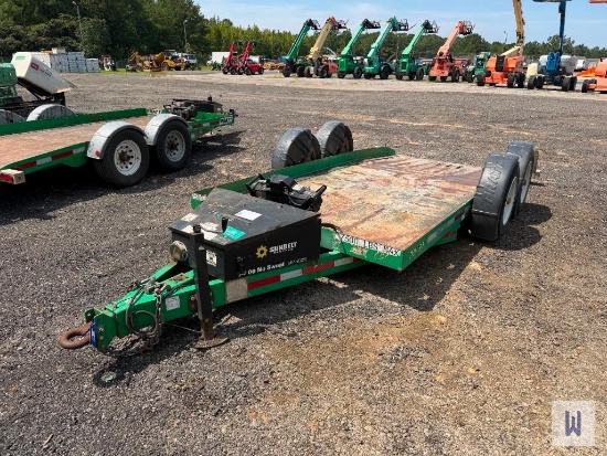 2016 Pratt Ez-1480s Drop Deck Equipment Trailer, Vin # 1p9ut1422gn343065
