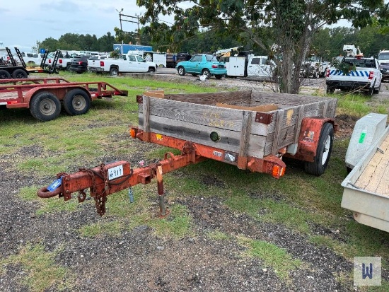1990 DITCH WITCH 11'x6' TILT TOP TRAILER VIN # 1DS0000B7L17G0997
