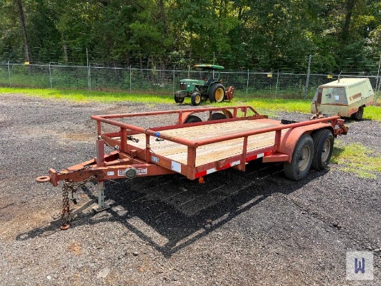 1996 MODERN MANUFACTURING 17'x82'' TILT TOP TRAILER, VIN-1UN10B325T1008444