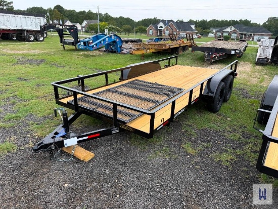 2026 CLAY'S 16'x76'' TANDEM AXLE TRAILER, VIN-55JBL1621TT000854