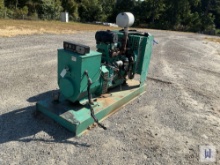 SKID MOUNTED DIESEL STAMFORD GENERATOR SET, SN:N/A