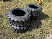 LOT OF (4) FORERUNNER SKID STEER TIRES