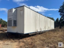 12x50 QUAD AXLE BATHROOM TRAILER **NO TITLE, INVOICE ONLY**