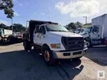 2011 FORD F-650 SUPER DUTY DUMP TRUCK, VIN # 3FRNW6FA0BV369123