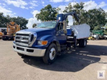 2015 FORD F-750XL SUPER DUTY GRAPPLE TRUCK, VIN # 3FRXF7FJ6FV747532