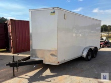 2024 COVERED WAGON 18x7 ENCLOSED TRAILER, VIN # 53FBE1624RF094774