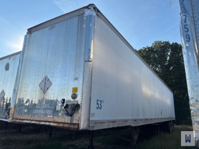2002 Utility Vs2dc 53 Enclosed Dry Van Trailer, VIN:1uyvs25363p017655