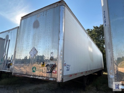 2004 Utility Vs2dc 53 Enclosed Dry Van Semi Trailer, VIN:1uyvs25344g387410