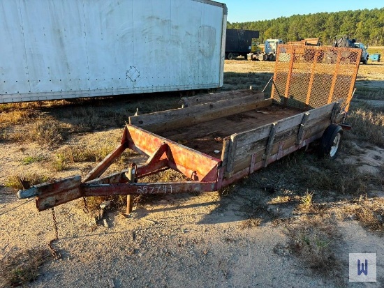 12X5 SINGLE AXLE UTILITY TRAILER, SN-T399729