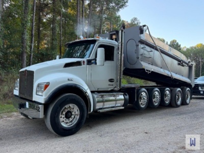 2023 Kenworth T880 Quint Axle Dump Truck, VIN-1nkzxptx9pj245547