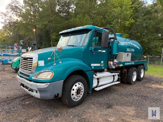 2007 Freightliner Columbia 120 Tandem Axle Pump Truck, Vin # 1fuja6ck67lx67824 **Non-Runner**