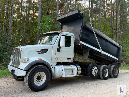 2018 Peterbilt 567 Tri-Axle Dump Truck, Vin-1npcxpexxjd487797