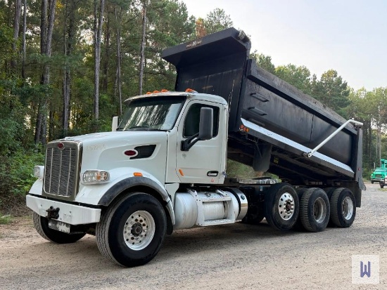 2018 Peterbilt 567 Tri-Axle Dump Truck, Vin-1npcxpex1jd487798