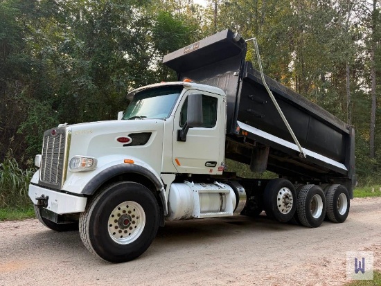 2018 Peterbilt 567 Tri-Axle Dump Truck, Vin-1npcxpex8jd487796