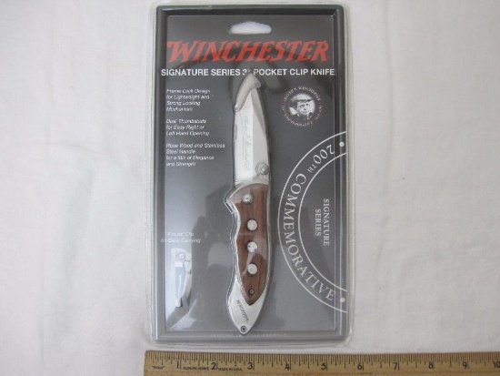 Winchester Signature Series Pocket Click Knife, new in original blister package, K-30, 6 oz