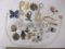 Lot of Women's Costume Jewelry including pin/brooches, earrings, necklaces, and more, 1 lb