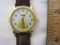 Winnie the Pooh Watch with Genuine Leather Band, Disney Company, AS IS, 2 oz