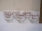 6 Vintage Brotherhood Winery Stemless Wine Glasses, 2 3/4