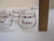 6 Vintage Brotherhood Winery Stemless Wine Glasses, 2 3/4