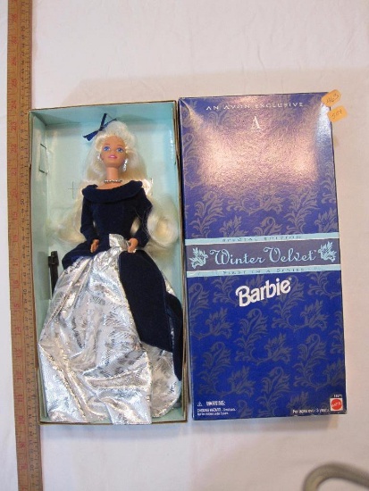Avon Barbie, Winter Velvet, Special Edition, 1995, 13oz