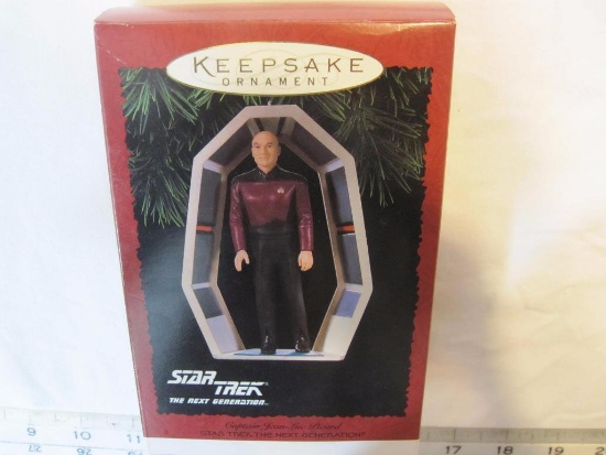 Keepsake Ornament, Star Trek, Captain Jean-Luc Picard, 1995, 5oz