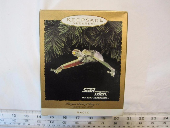 Keepsake Ornament, Star Trek, Klingon Bird of Prey, 1994, 5oz