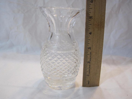 Irish Waterford Crystal Vase, 5.5 inches tall, 1lb 3oz