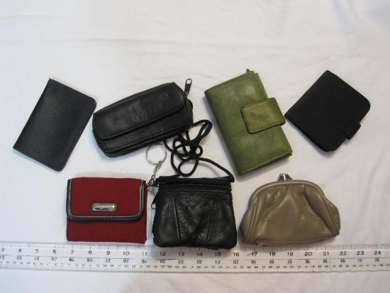 Lot of Women's Coin Purses, Wallets, and Accessories, 1 lb