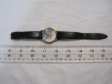 Mickey Mouse Watch with Genuine Leather Band, Disney Company, 2 oz