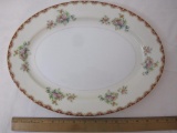 Royal Embassy China Rutland Oval Serving Platter/Dish, 14 1/4