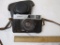 Vintage Canon Canonet Camera, Made in Japan, marked 444793, with leather carrying case, 2 lbs 2 oz