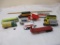 Lot of HO Scale Delivery Trucks including Mayflower, Kraft, U-Haul, and more, 1 lb 6 oz