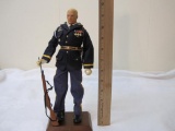 GI Joe Honor Guard 12 inch Action Figure with Display Stand, 11 oz