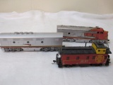 HO Scale Santa Fe Train Cars including engine and caboose from Kato and more, 2 lbs 2 oz