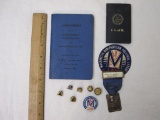 International Association of Machinists Memorabilia including Machinists Non-Partisan Political