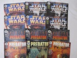 Lot of Dark Horse Comic Books including Star Wars, Aliens versus Predator, and Predator Primal, 1 lb
