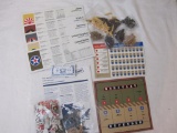 Game Parts and Pieces from Axis and Allies, Milton Bradley 1984, see pictures for included parts , 1