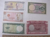Lot of Foreign Paper Currency from Indochine including Vietnam, various denominations, .2 oz